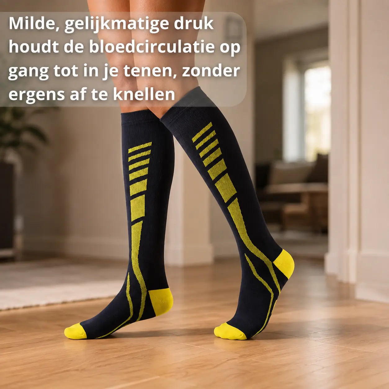 Compressiekousen tegen zwelling bij diabetes