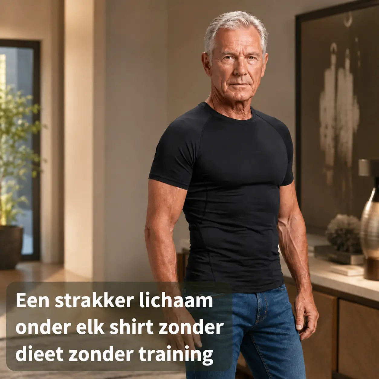 Postuur correctie shirt heren voor rug en schouders