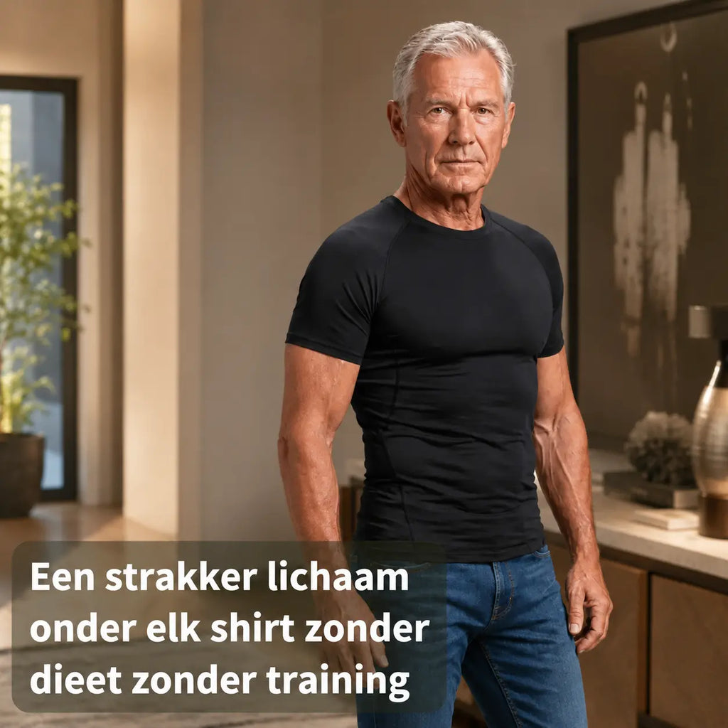 Postuur correctie shirt heren voor rug en schouders