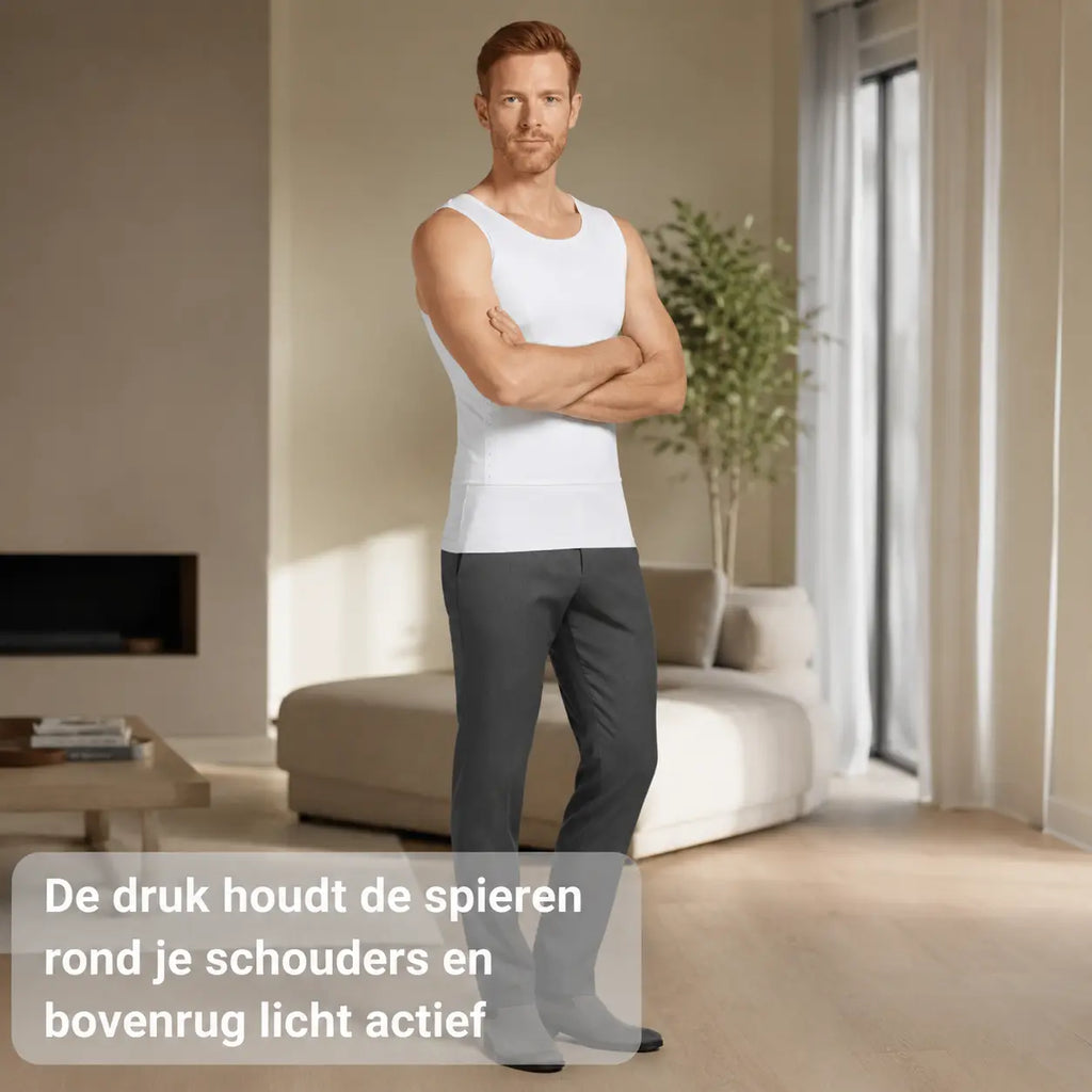 Postuur hemd heren, onopvallend onder kleding
