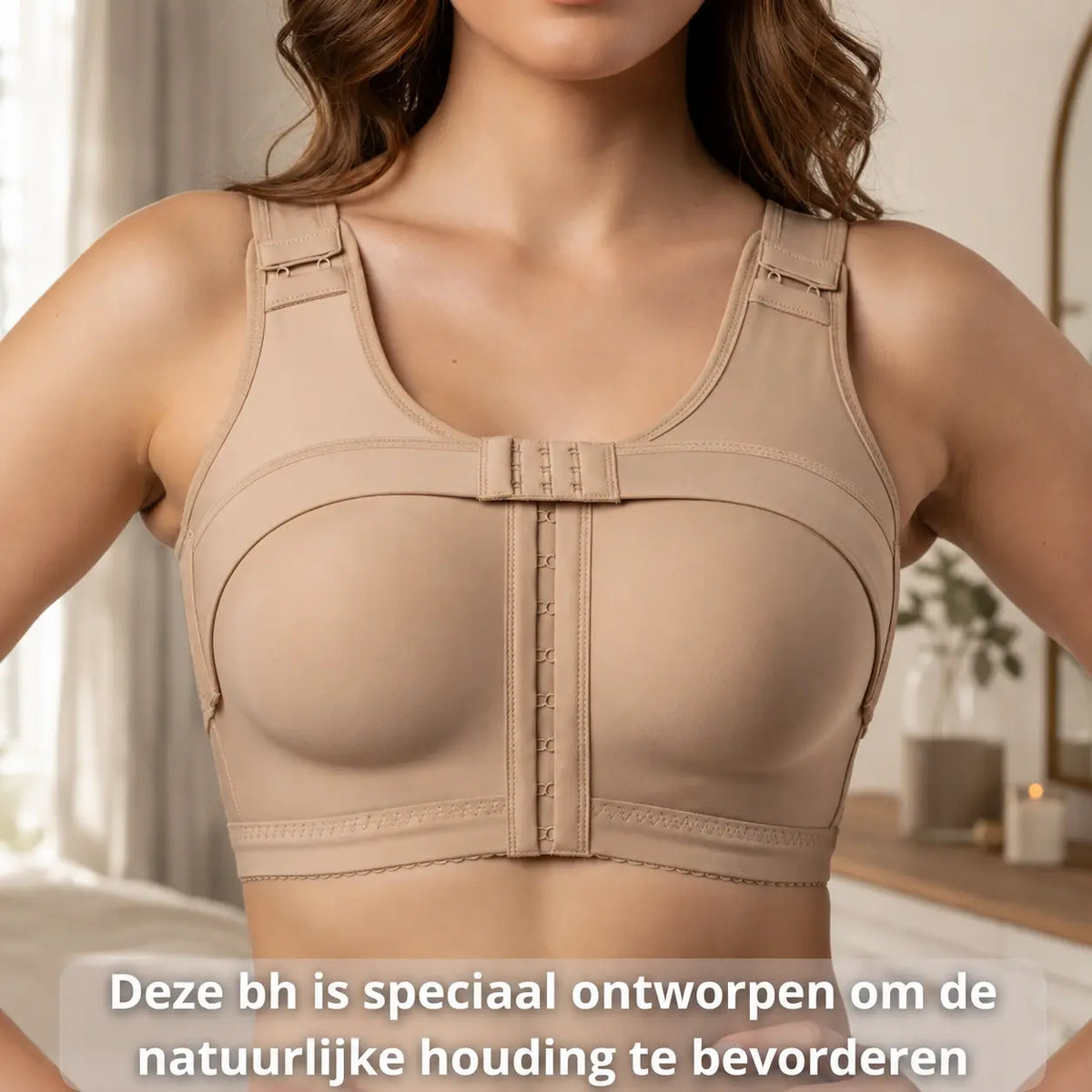 Houding bh dames, ondersteuning rug en schouders