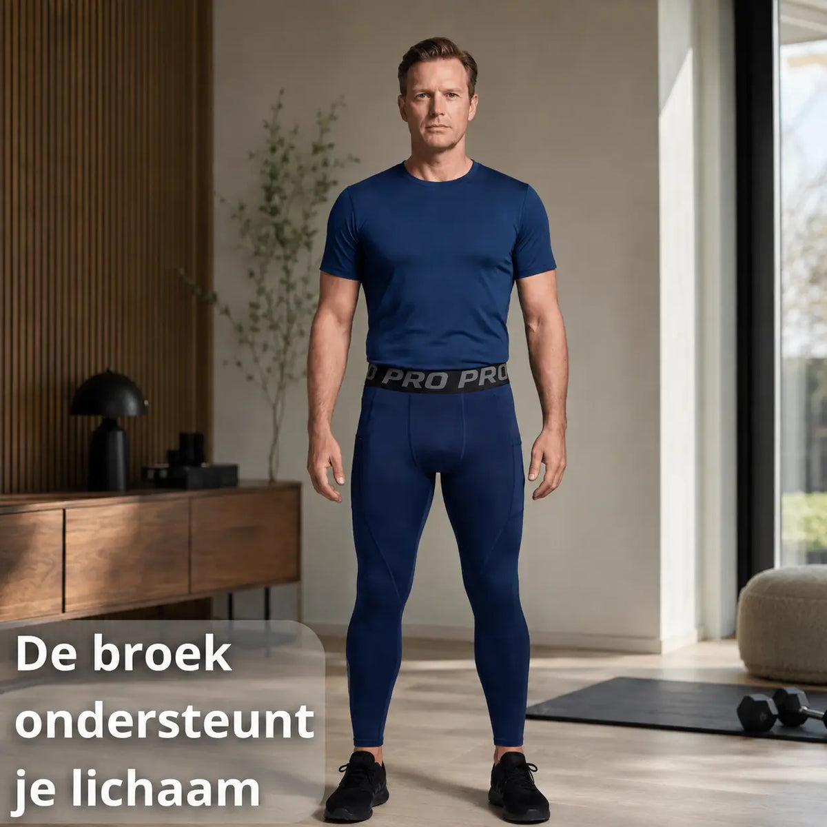 Compressiebroek heren voor betere houding