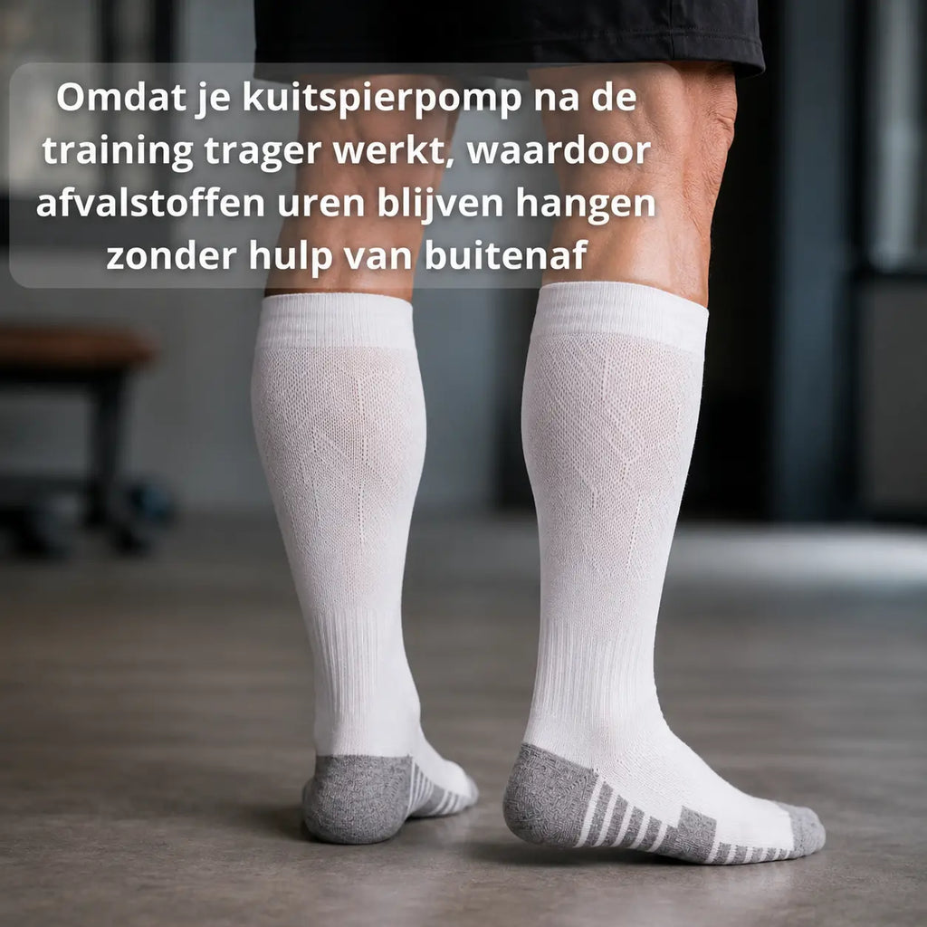 Compressiekousen wandelen en fietsen, heren