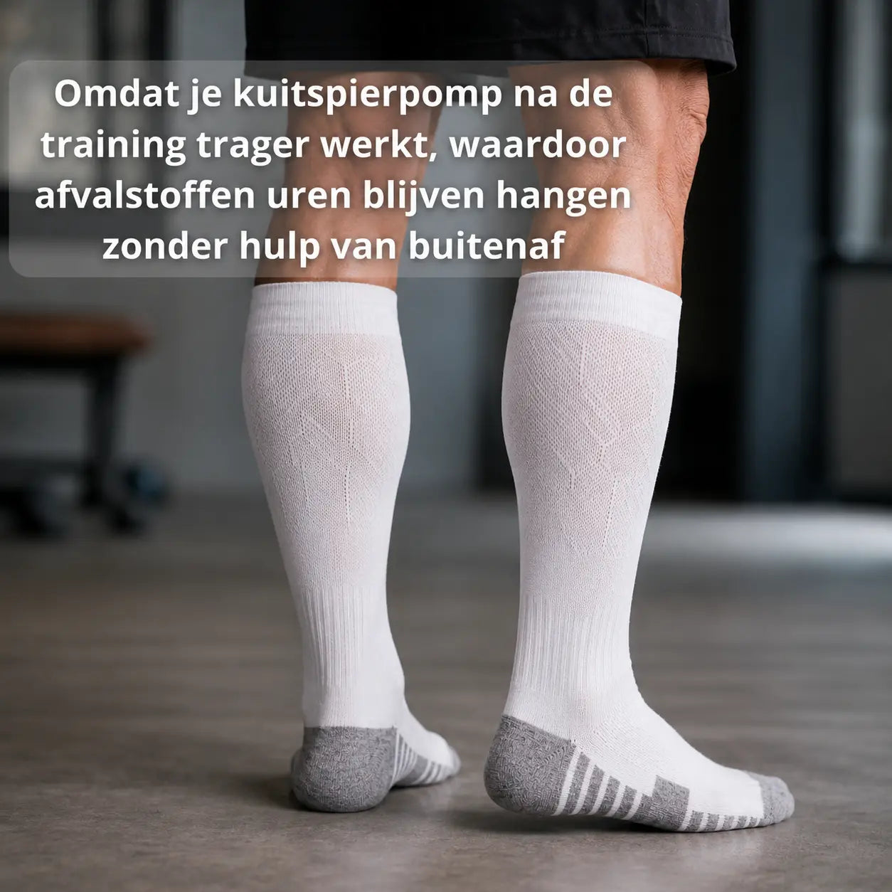 Compressiekousen wandelen en fietsen, heren