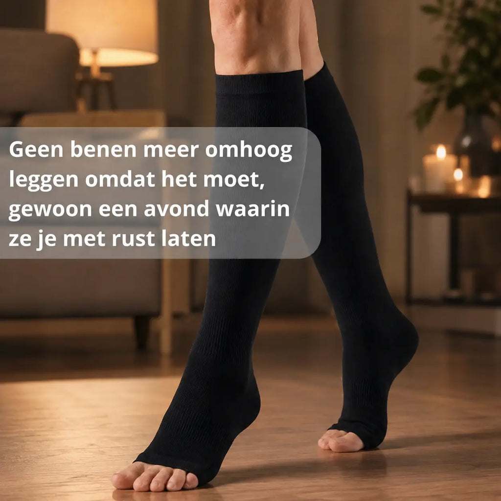 Compressiekousen dames, geschikt voor de hele dag