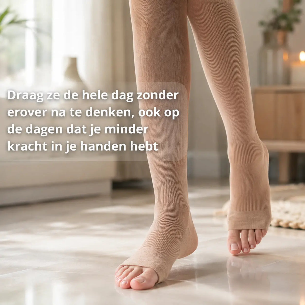 Compressiekousen dames tegen vermoeide en gezwollen benen