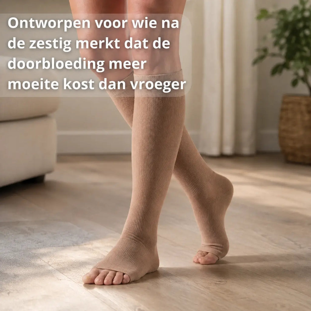Compressiekousen tegen aderklachten en zware benen