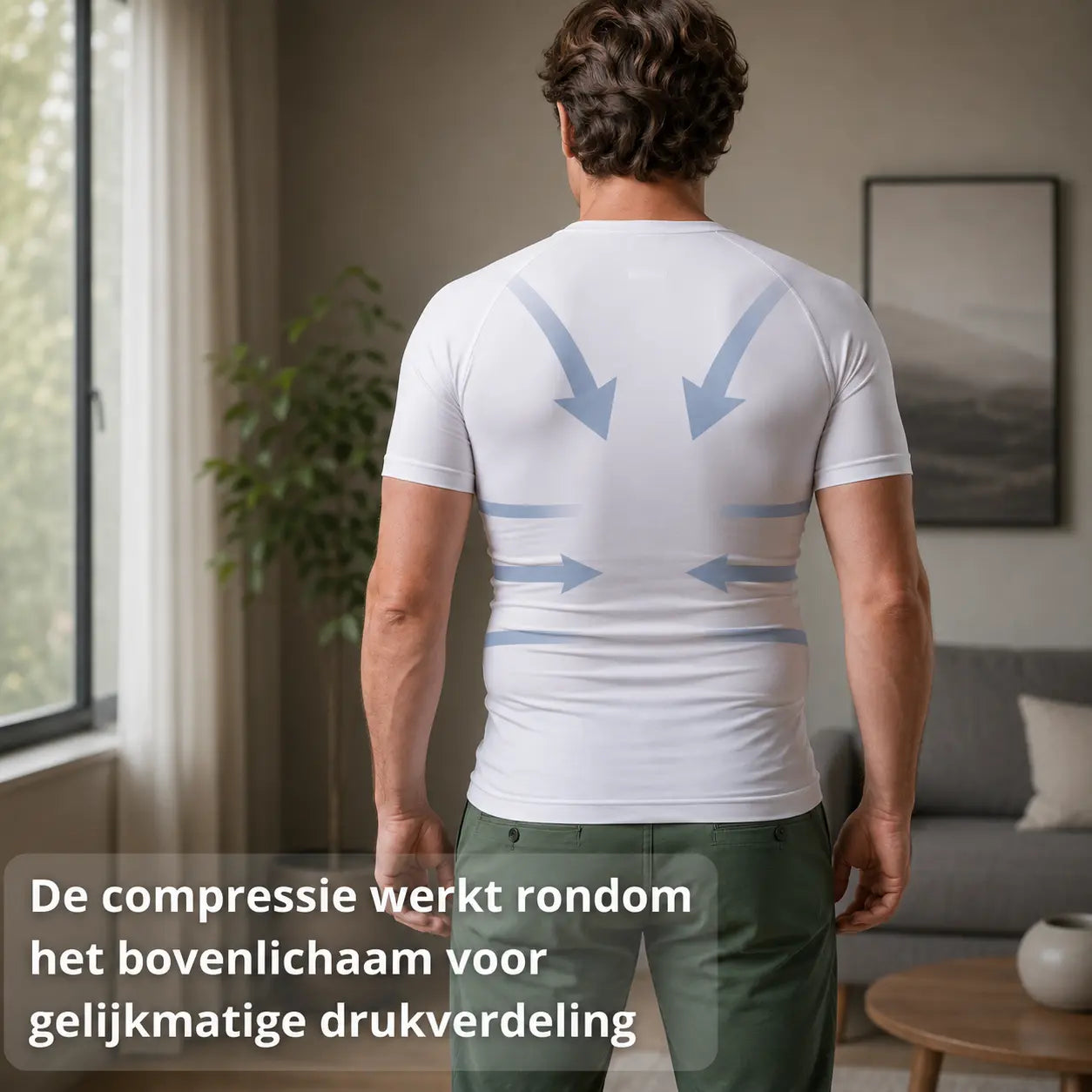 Compressieshirt heren voor betere houding