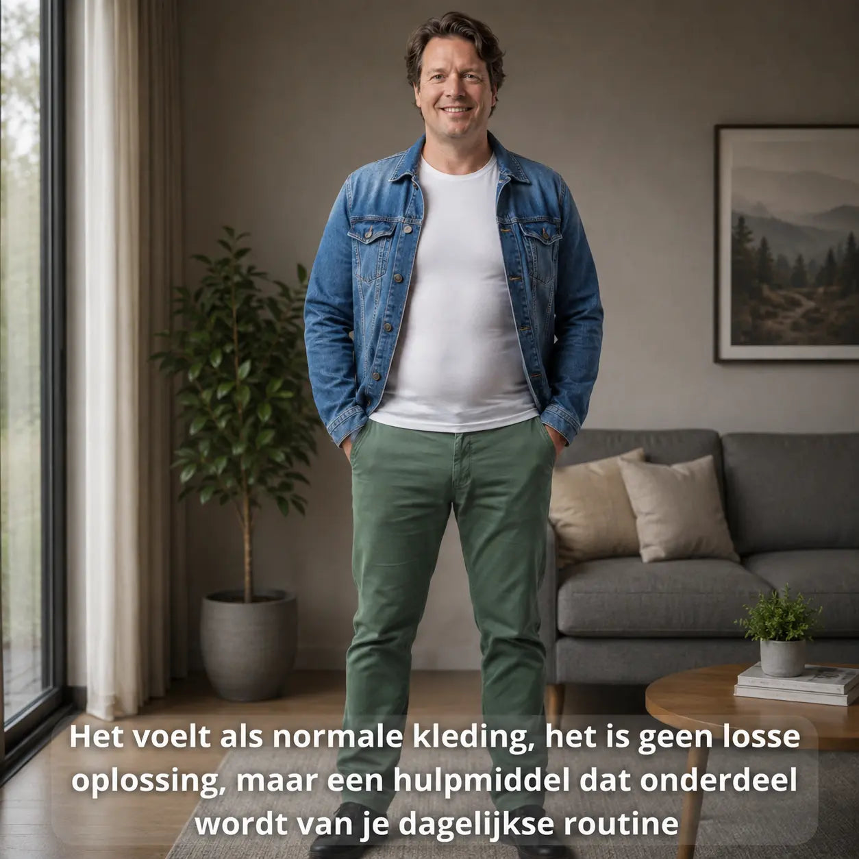 Slankmakend compressiehemd, geschikt onder elke outfit