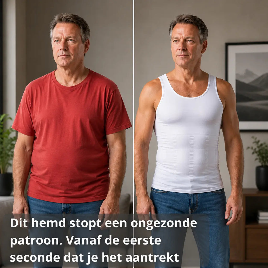 Compressiehemd heren, geschikt voor dagelijks gebruik