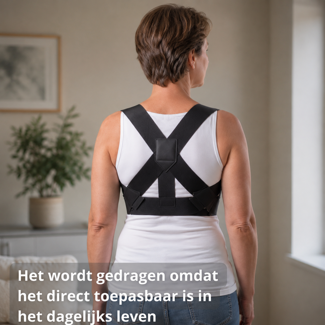 Rugband dames, geschikt voor dagelijks gebruik