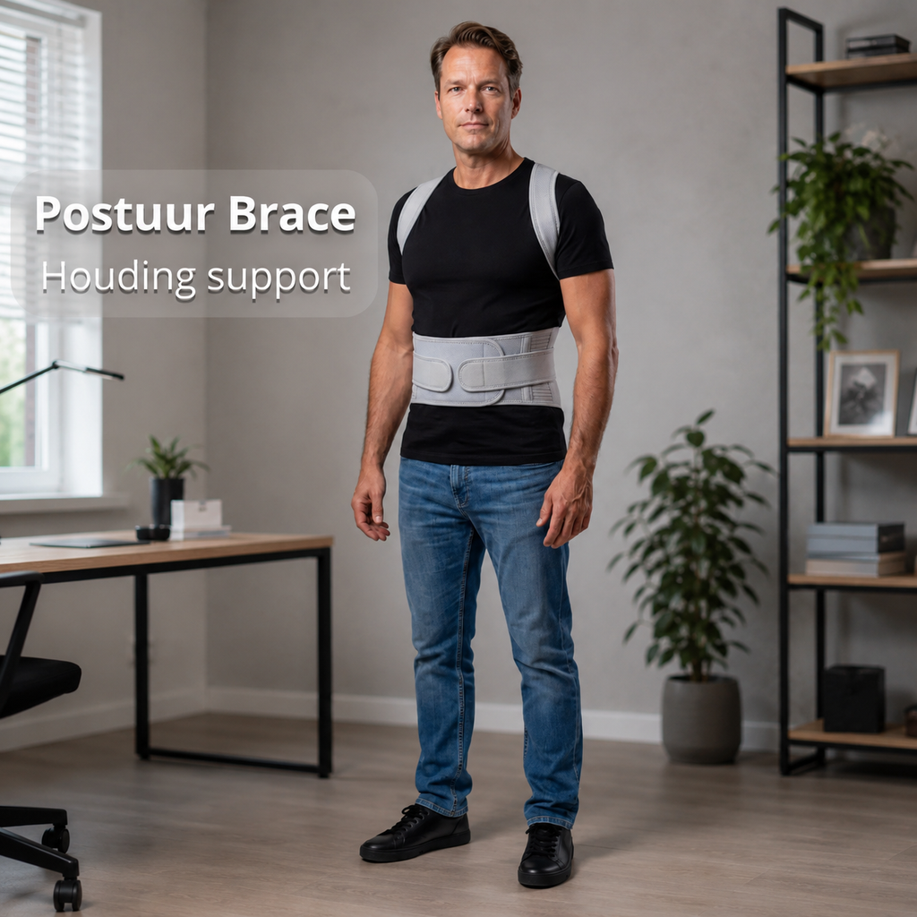 Houding corrector, rugbrace voor rug en schouders
