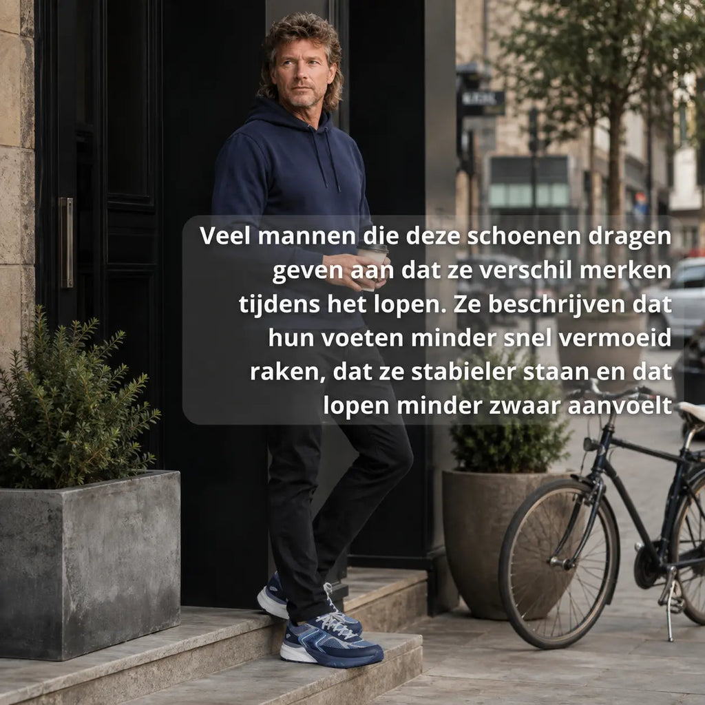 Orthopedische herenschoenen, comfortabele voetondersteuning