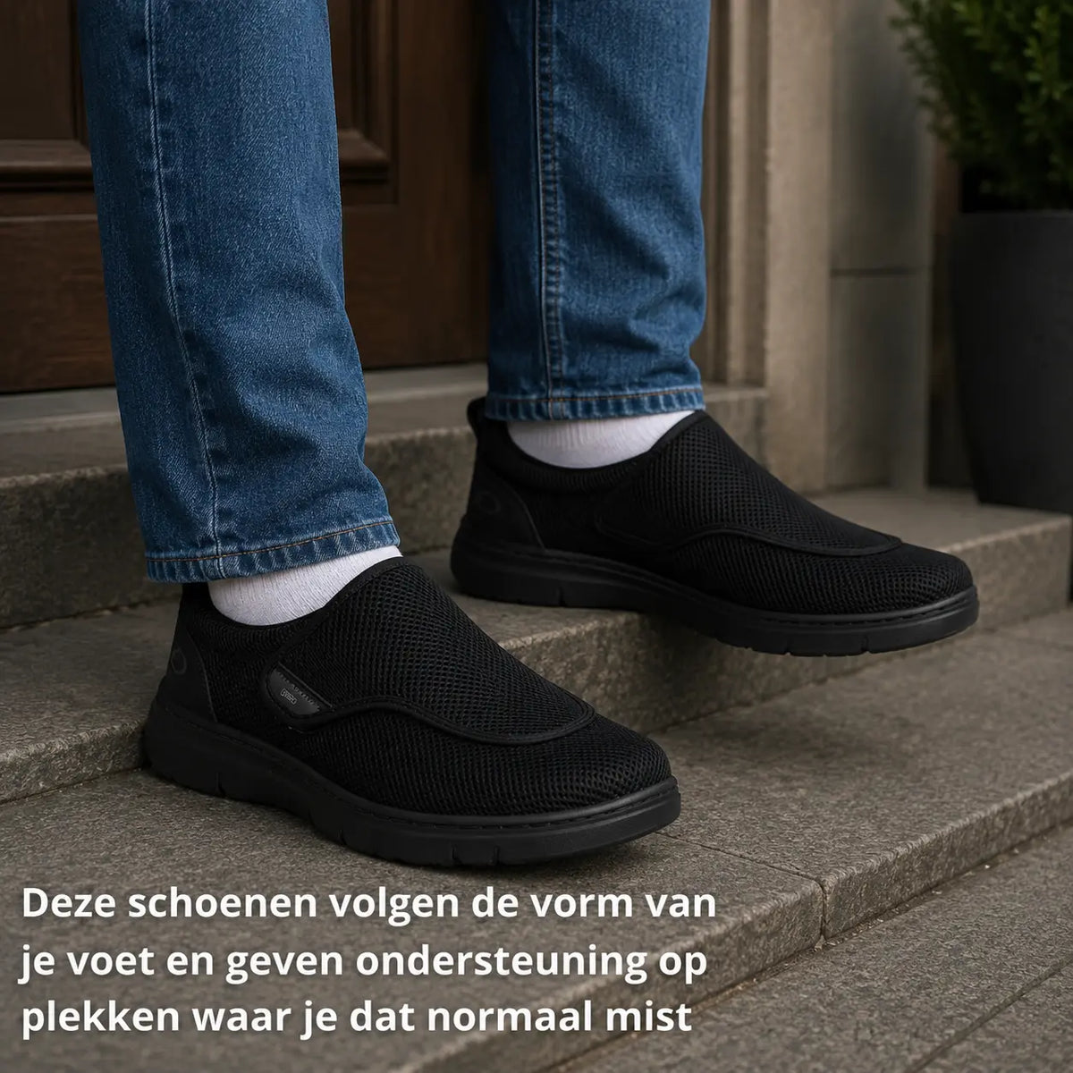 Medische schoenen heren met steunzolen