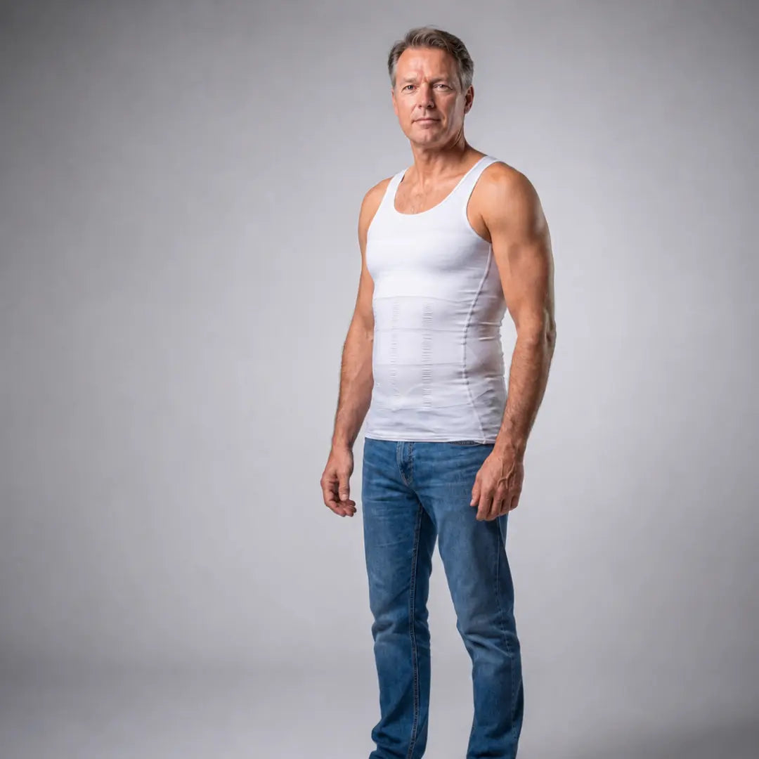 Compression Shirt Men – Instantly a Tighter Physique Under Any Shirt - Posture Clothing -