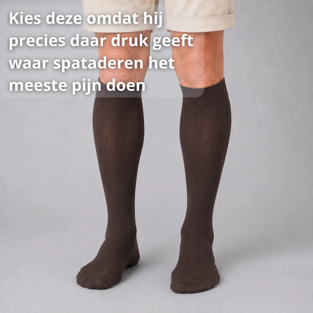 Compressiekousen beige, steunkousen tegen spataderen