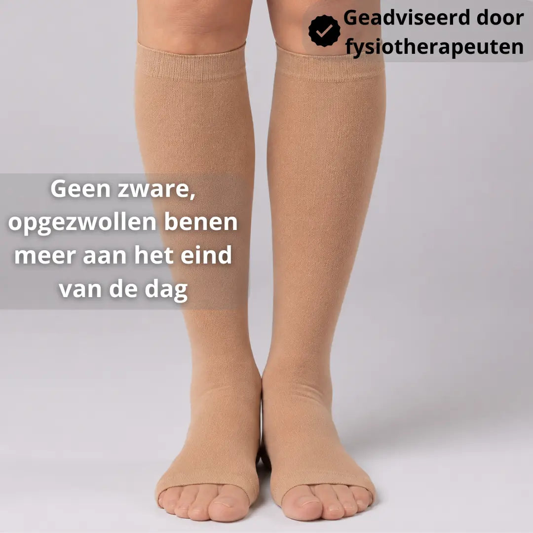 Compressiekousen Dames – Lichte Benen, De Hele Dag - Postuurkleding - 