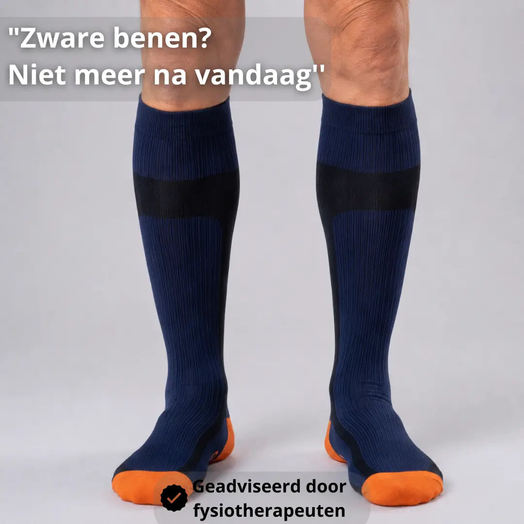 Compressiekousen Heren – Weg Met Zware Benen - Postuurkleding - 