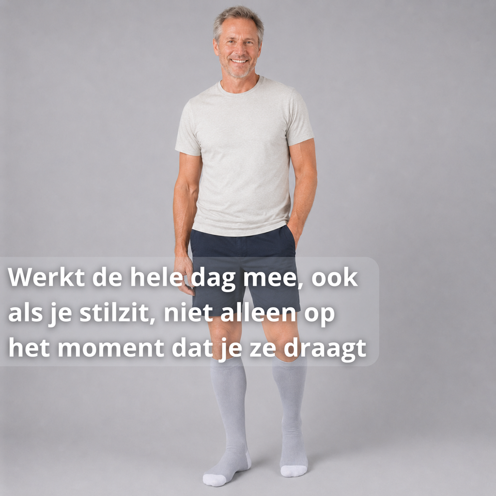 Compressiekous met naadloze afwerking, geen knellende randen