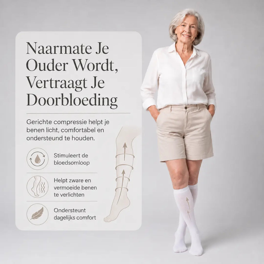 Compressiekousen tegen zichtbare spataderen