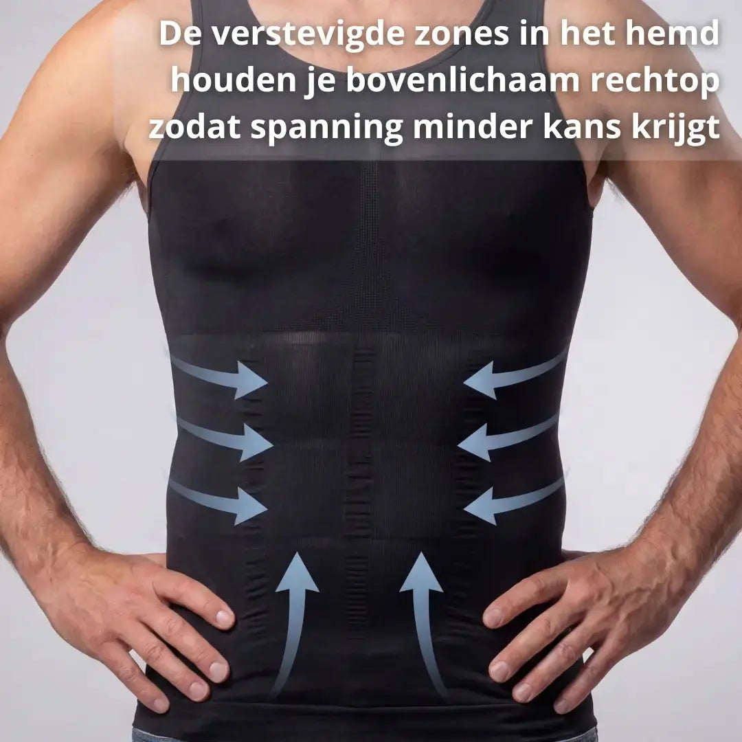 Compression Shirt Men – Instantly a Tighter Physique Under Any Shirt - Posture Clothing -