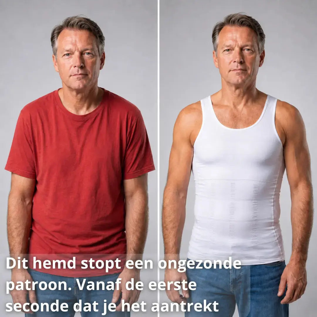 Compression Shirt Men – Instantly a Tighter Physique Under Any Shirt - Posture Clothing -