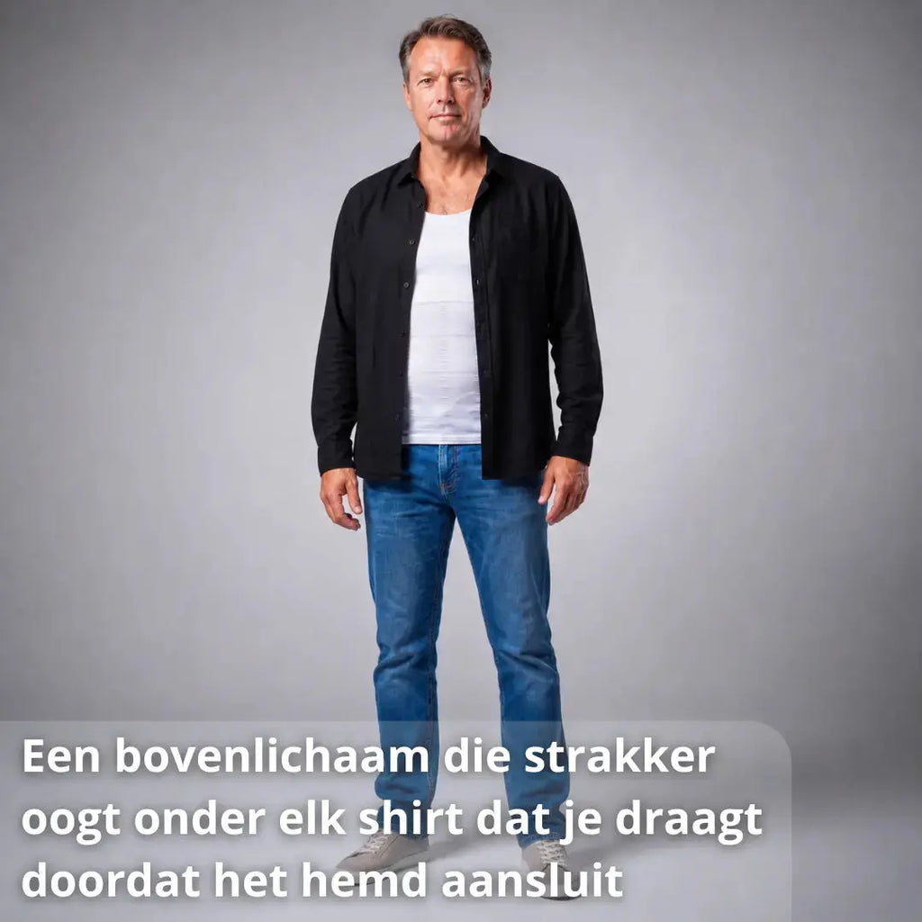 Compression Shirt Men – Instantly a Tighter Physique Under Any Shirt - Posture Clothing -