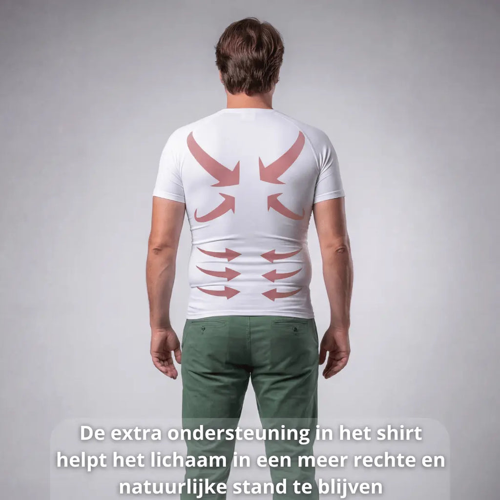 Compression Shirt – Slim & Supportive – Men’s Posture Clothing –