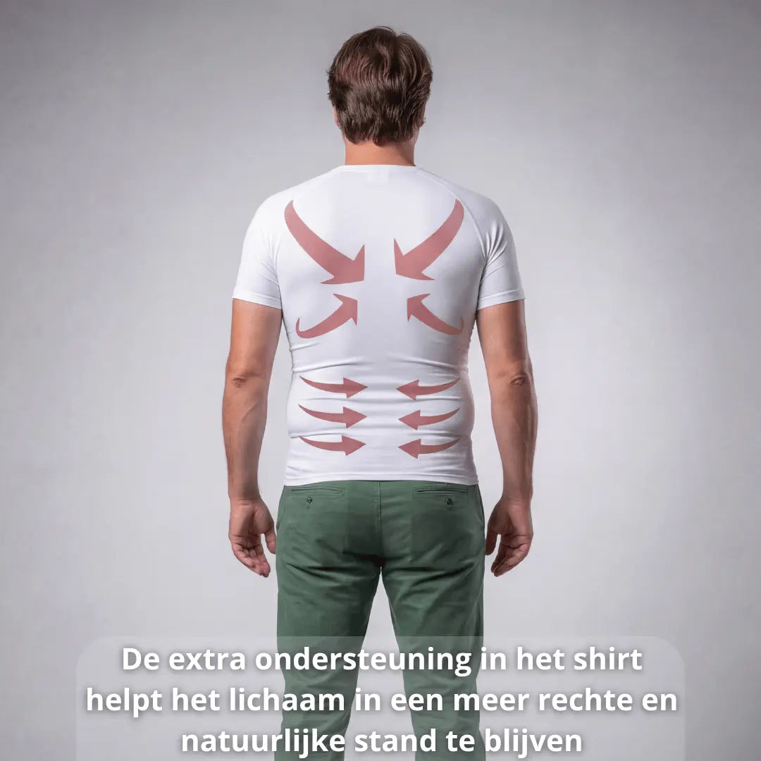 Compression Shirt – Slim & Supportive – Men’s Posture Clothing –