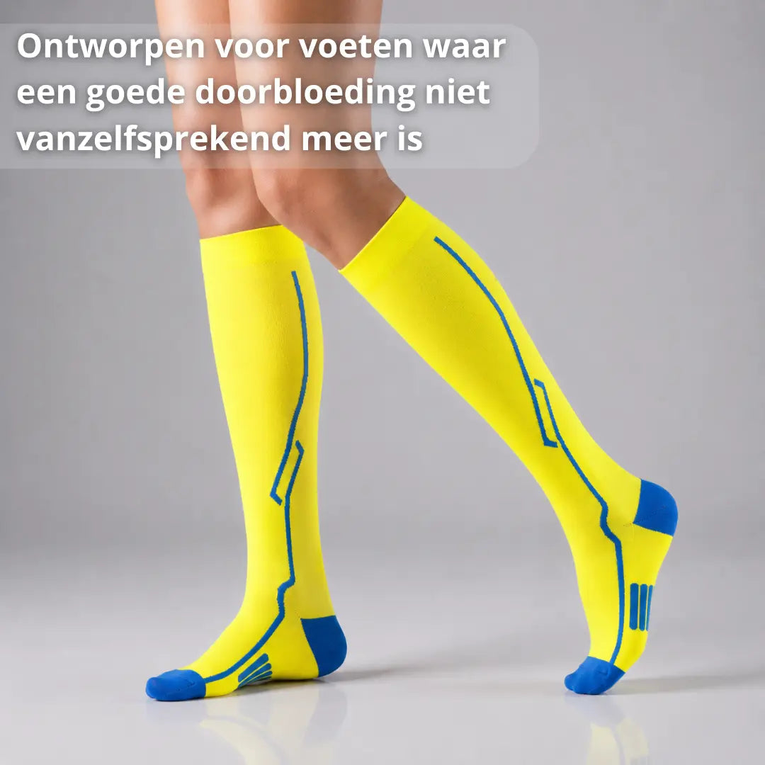 Compressiekousen – Zachte Ondersteuning Bij Diabetische Voeten - Postuurkleding - 