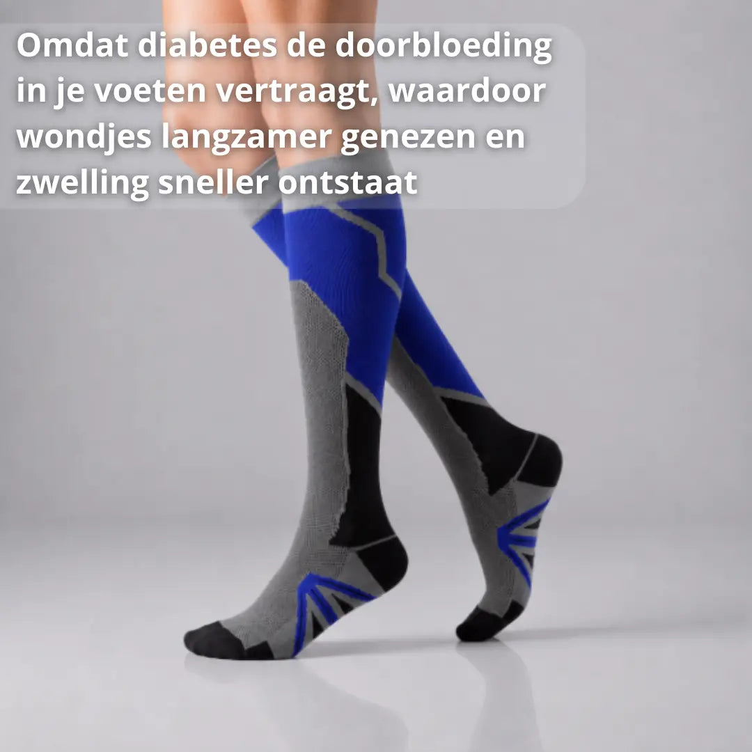 Compression Socks – Gentle Support for Diabetic Feet - Posture Clothing -