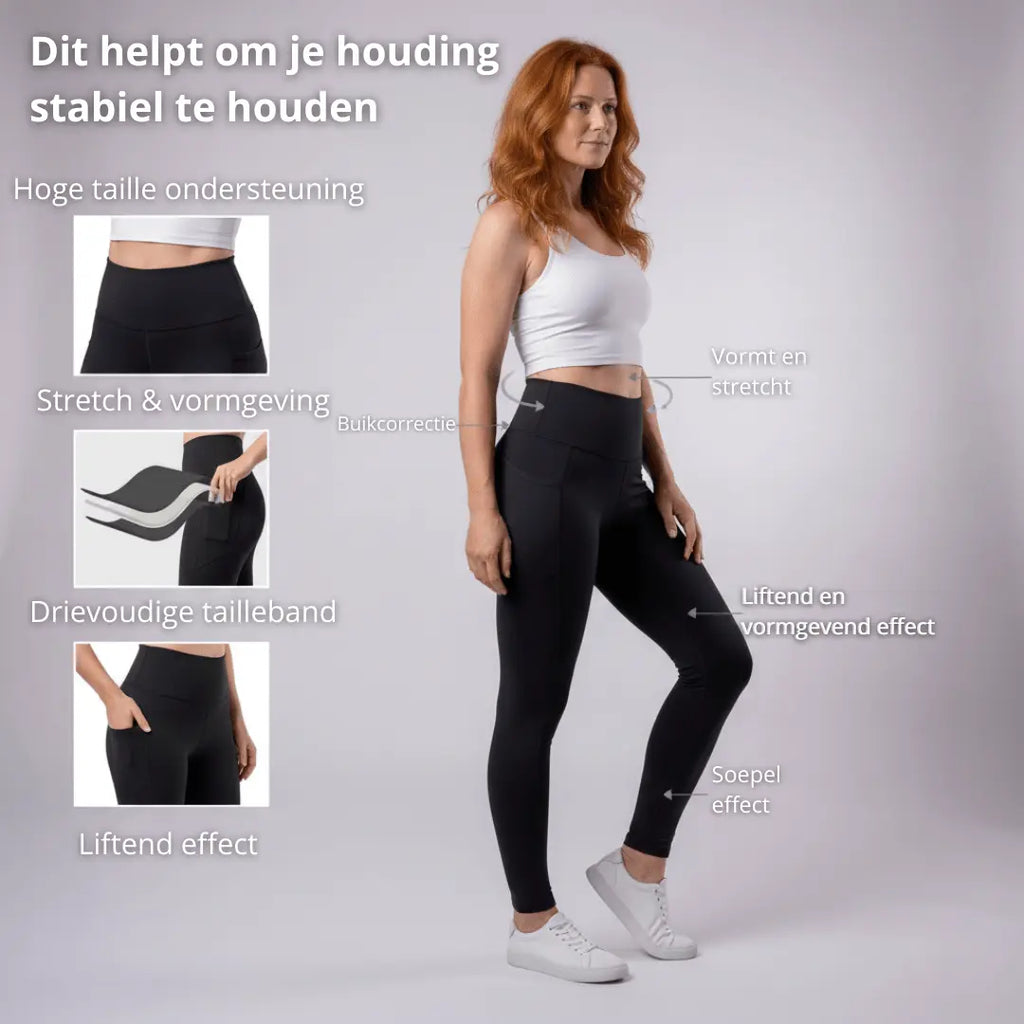 Posture Pants Long – Active Compression – Women - Posture Clothing -